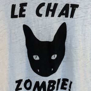 "Le Chat Zombie" Urban Outfitters tee